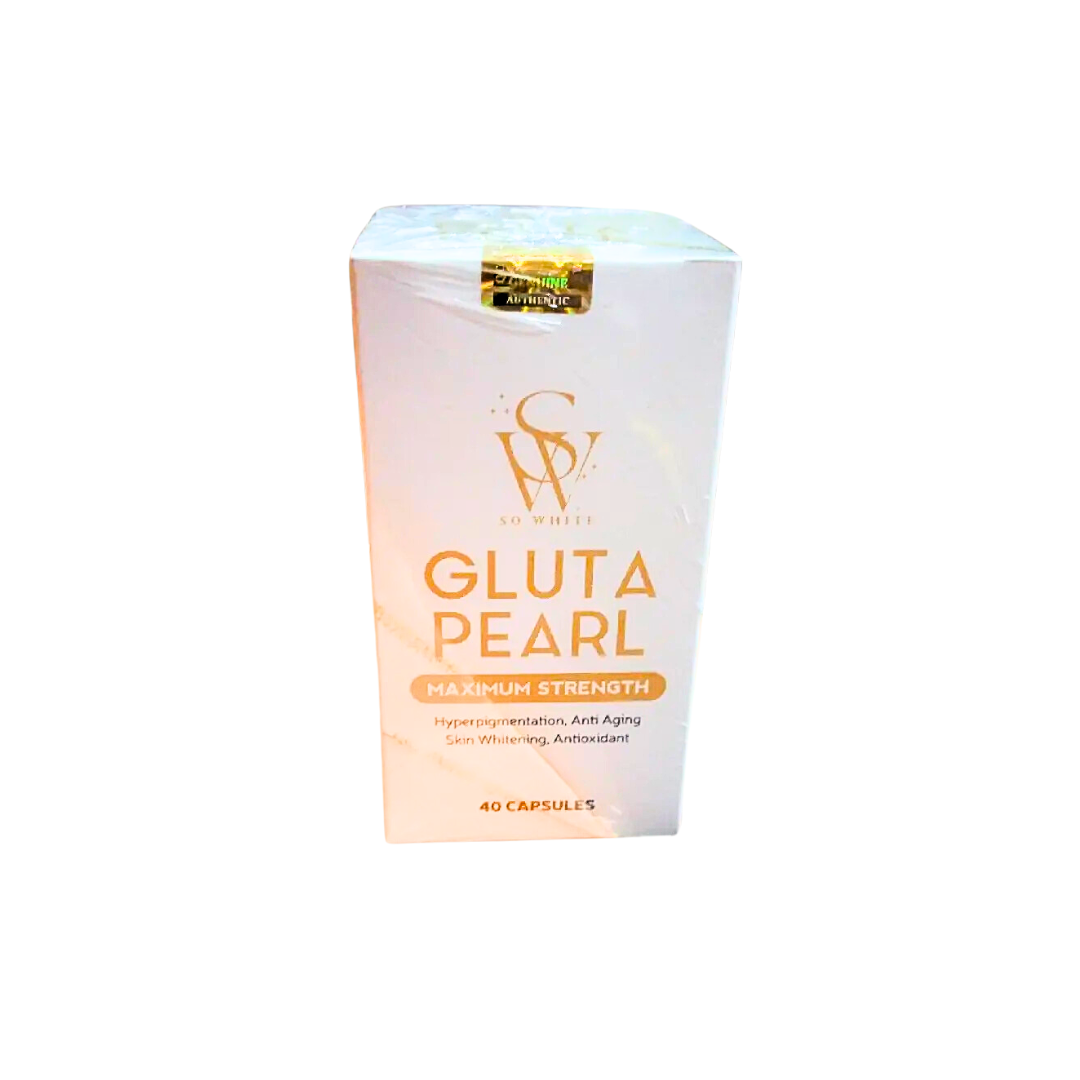 So White Gluta Pearl 40 Caps - Achieve Perfect Skin Markey Beauty So White Gluta Pearl 40 Caps - Achieve Perfect Skin Markey Beauty