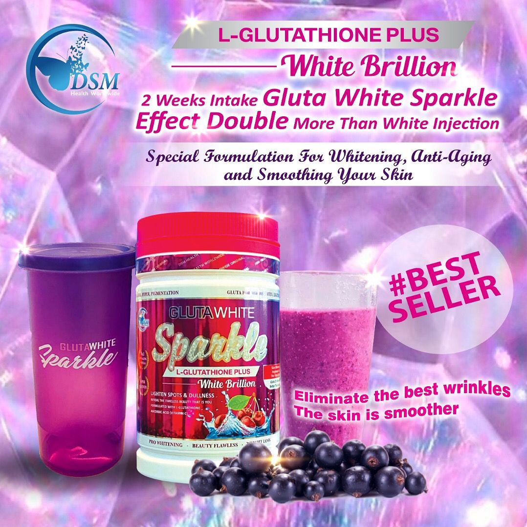 DSM Gluta White Sparkle/Glitter L-Glutathione Plus,750G
