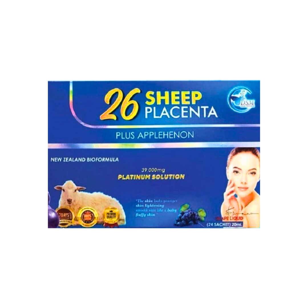 26 Sheep Placenta Plus Applehenon by Phyto DSM, 24 Satchets 26 Sheep Placenta Plus Applehenon by Phyto DSM, 24 Satchets