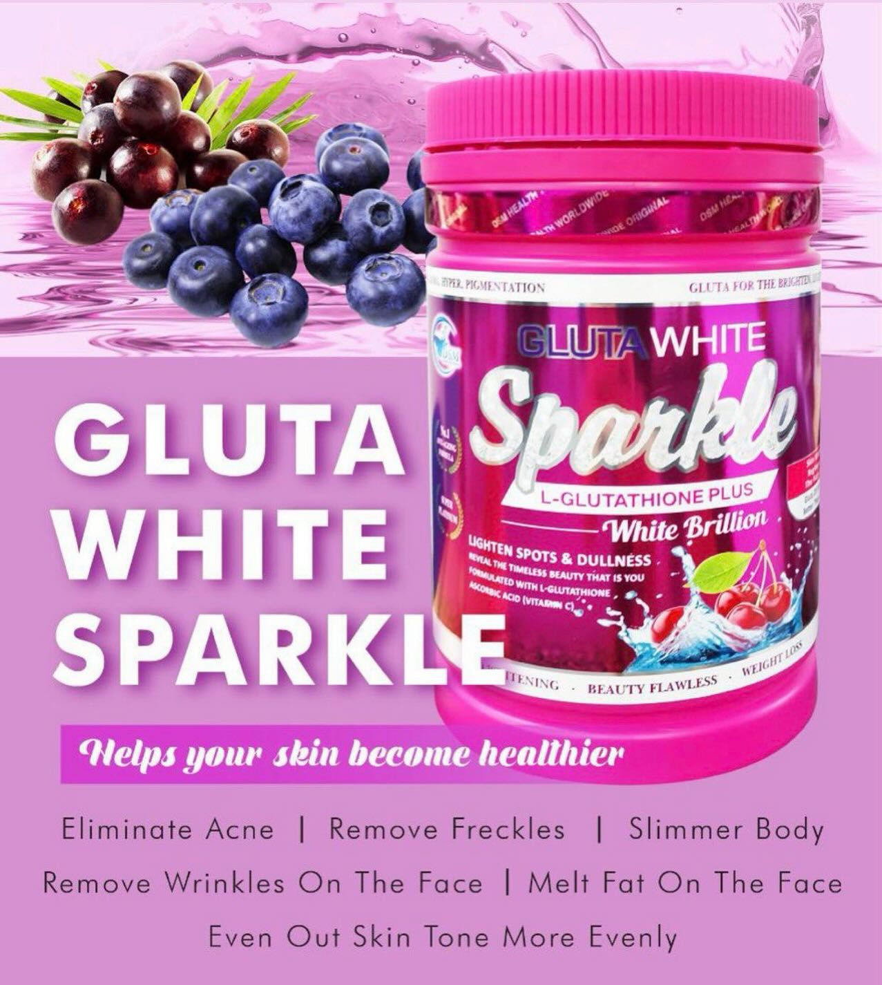 DSM Gluta White Sparkle/Glitter L-Glutathione Plus,750G