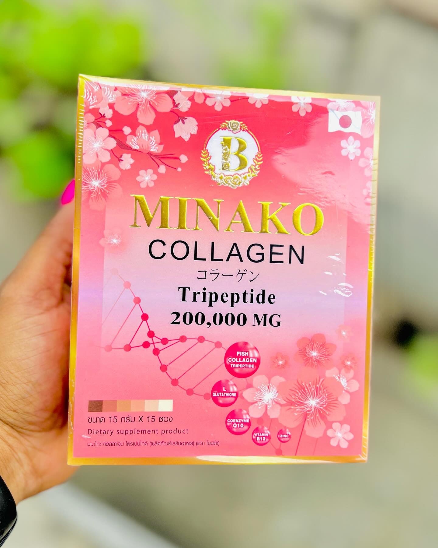 Minako Collagen tripeptide 200,000mg - 15 Satchets