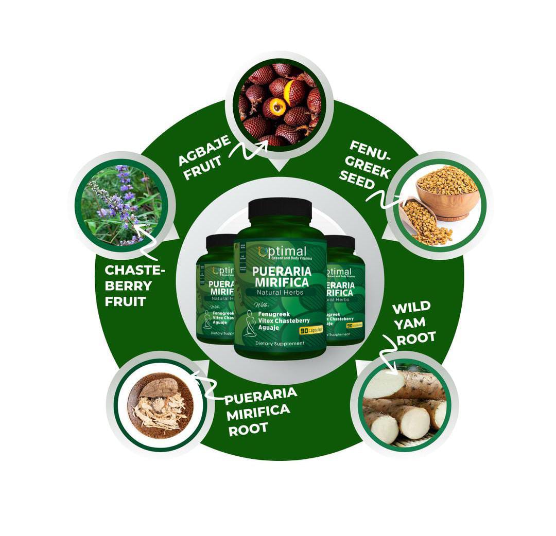 Vita Optimal Breast & Body Vitamins - Plus Vitex Chasteberry - 90 Capsules