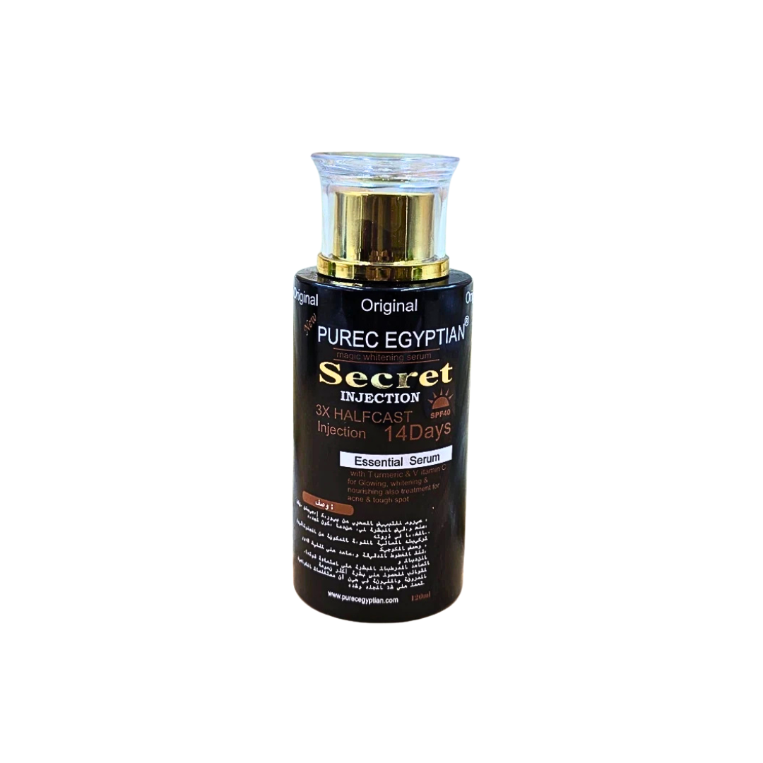 Purec Egyptian Secret Injections 3x Half Cast Serum, 120Ml