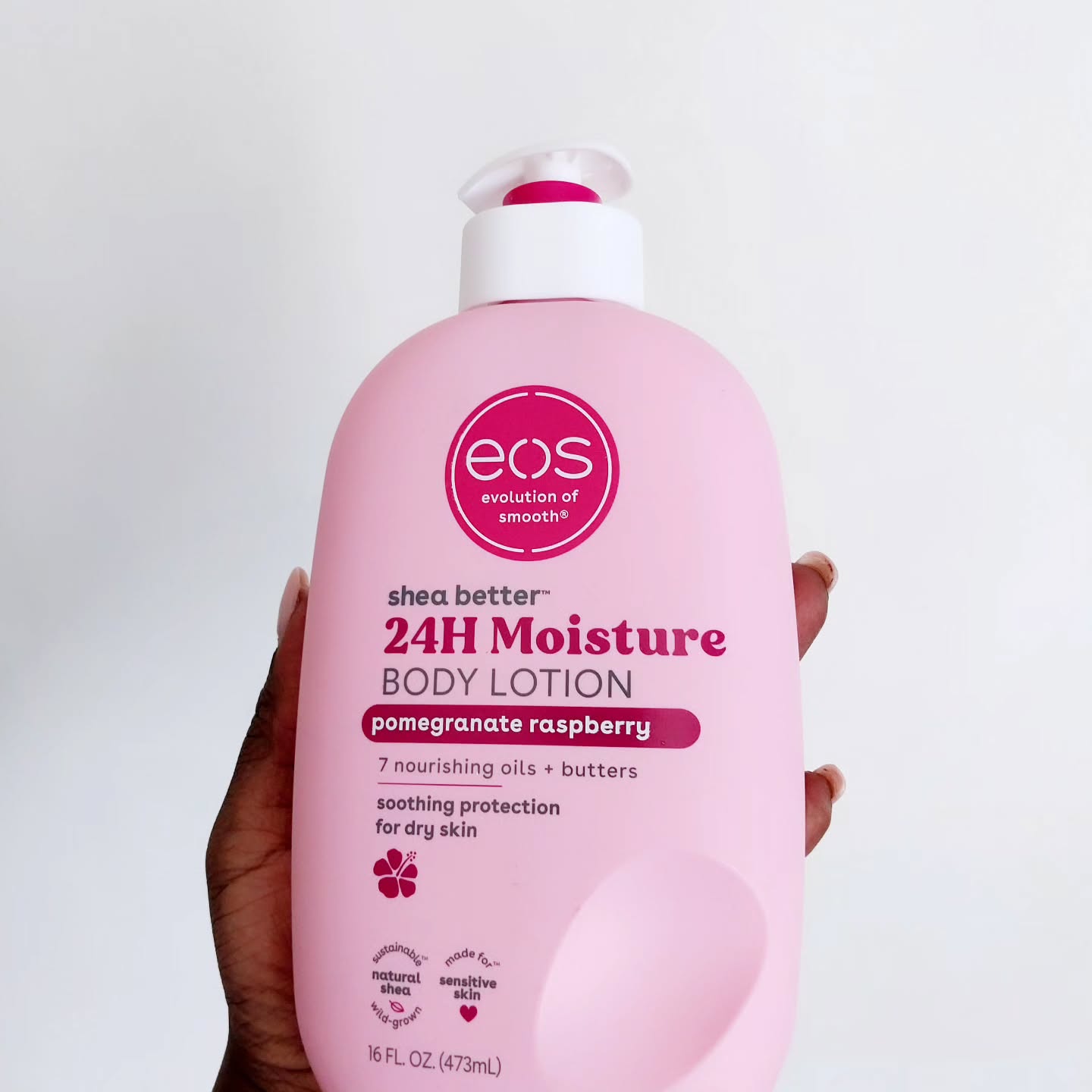 EOS Shea Better 24Hrs Moisture - Pomegranate Raspberry Body Lotion, 473Ml