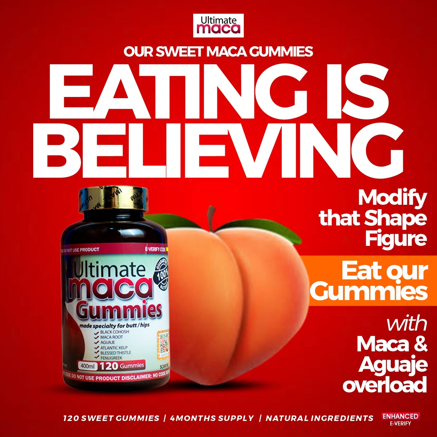 Ultimate Maca Gummies,120