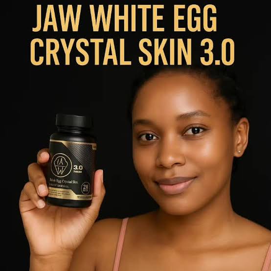 Jaw White Egg Crystal Skin 3.0 Japanese Advanced White - 20 Caps