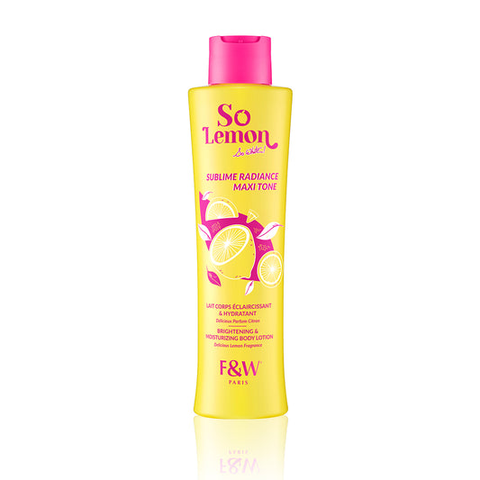 Fair & White So Lemon Brightening & Moisturizing Body Lotion - Sublime Radiance Maxi Tone, 250Ml