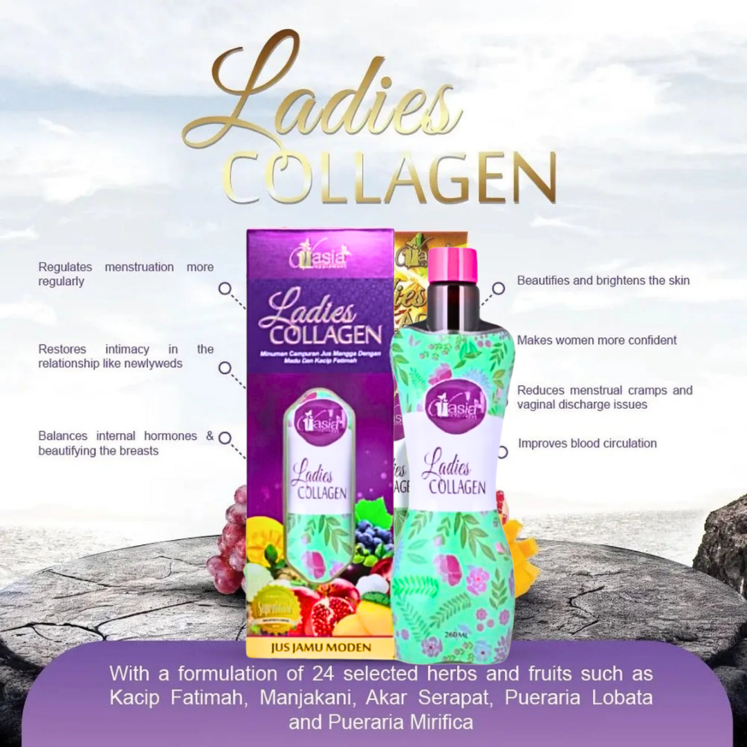 V’asia Ladies Collagen Drink, 260Ml