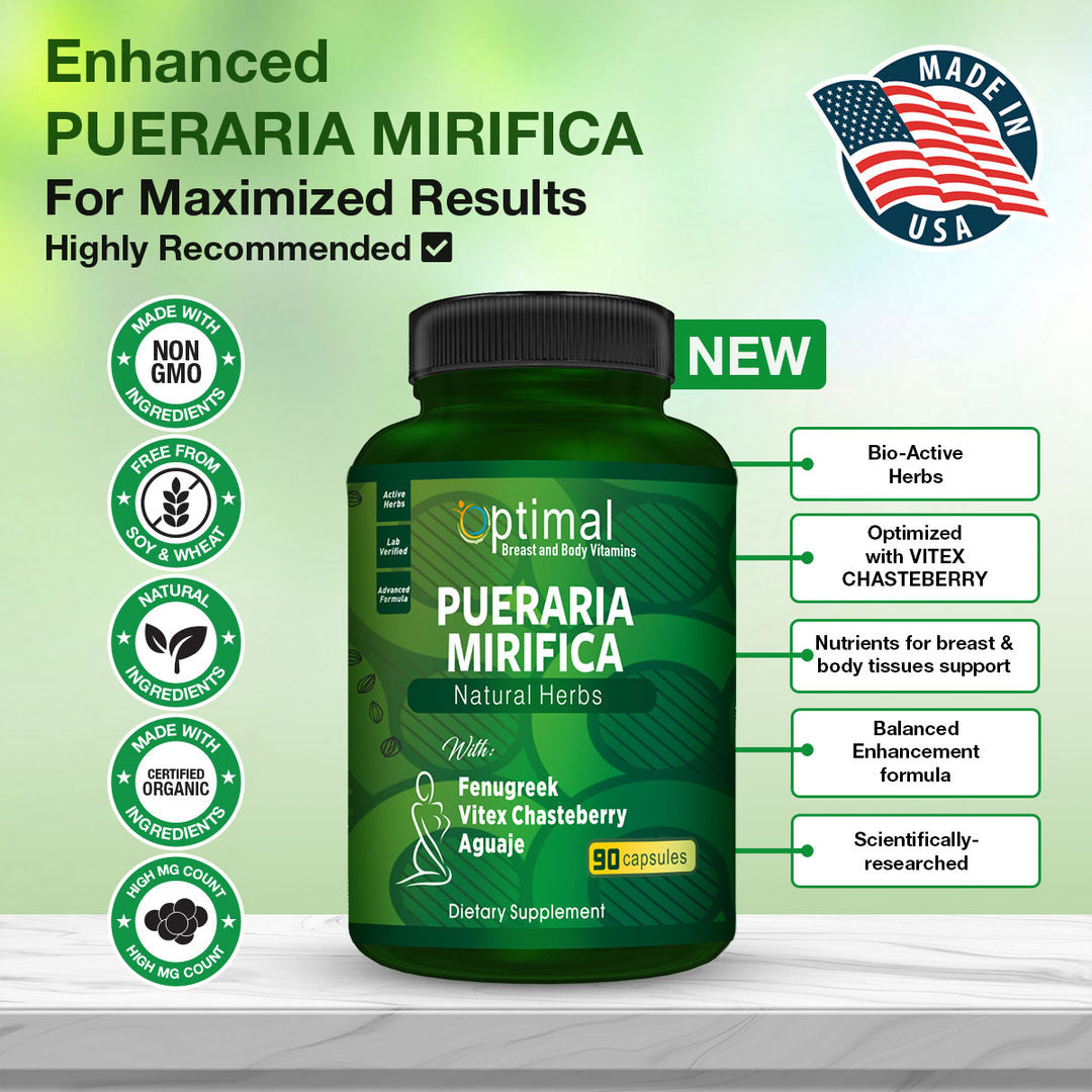 Vita Optimal Breast & Body Vitamins - Plus Vitex Chasteberry - 90 Capsules
