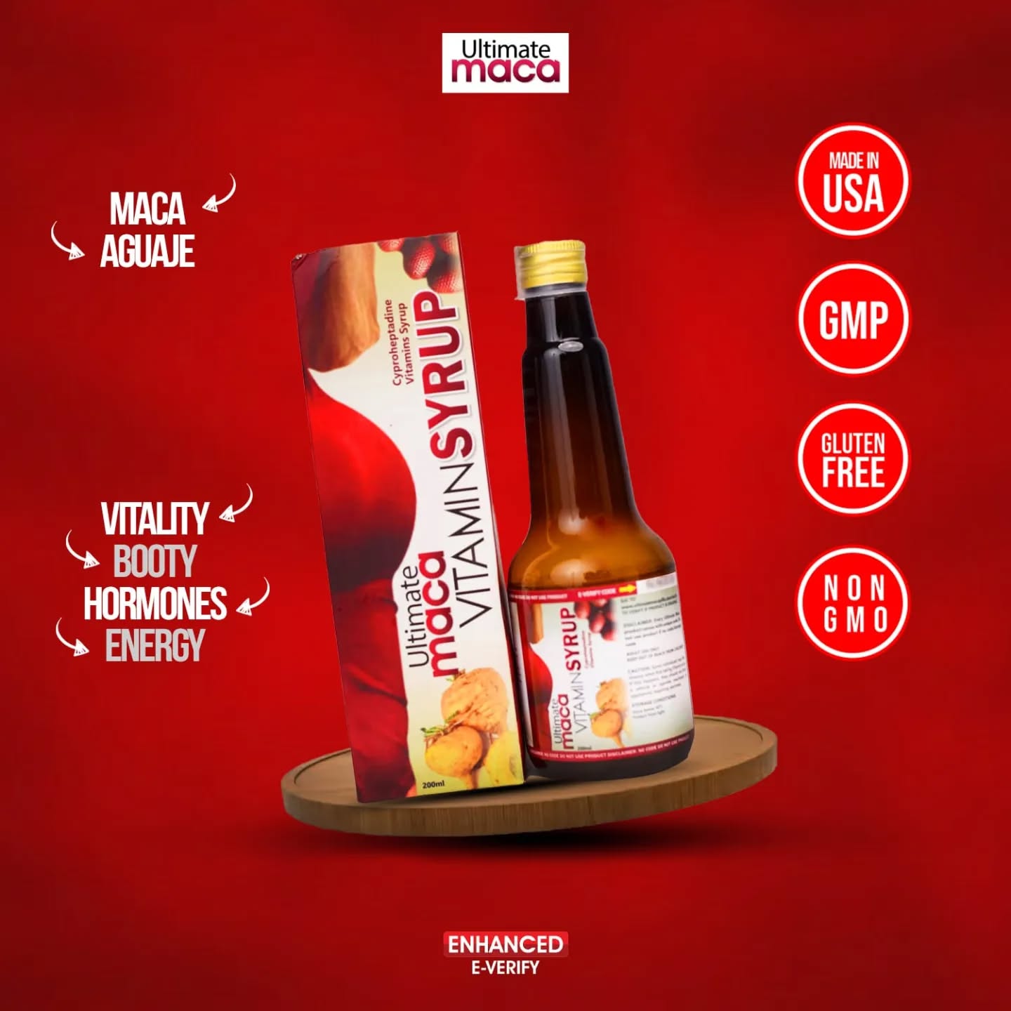 Ultimate Maca Vitamin Syrup, 200ml