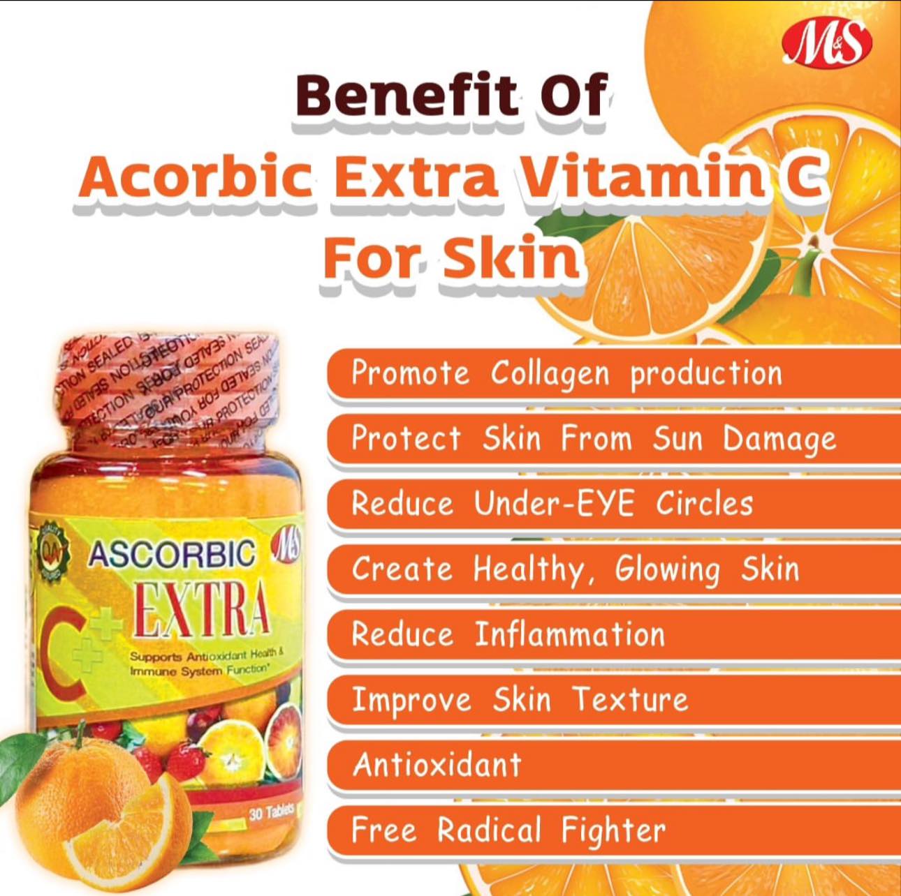 M&S Ascorbic Extra Vitamin C