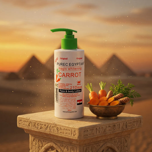 Purec Egyptian Carrot Whitening Lotion, 300Ml - Revealing Radiant Skin