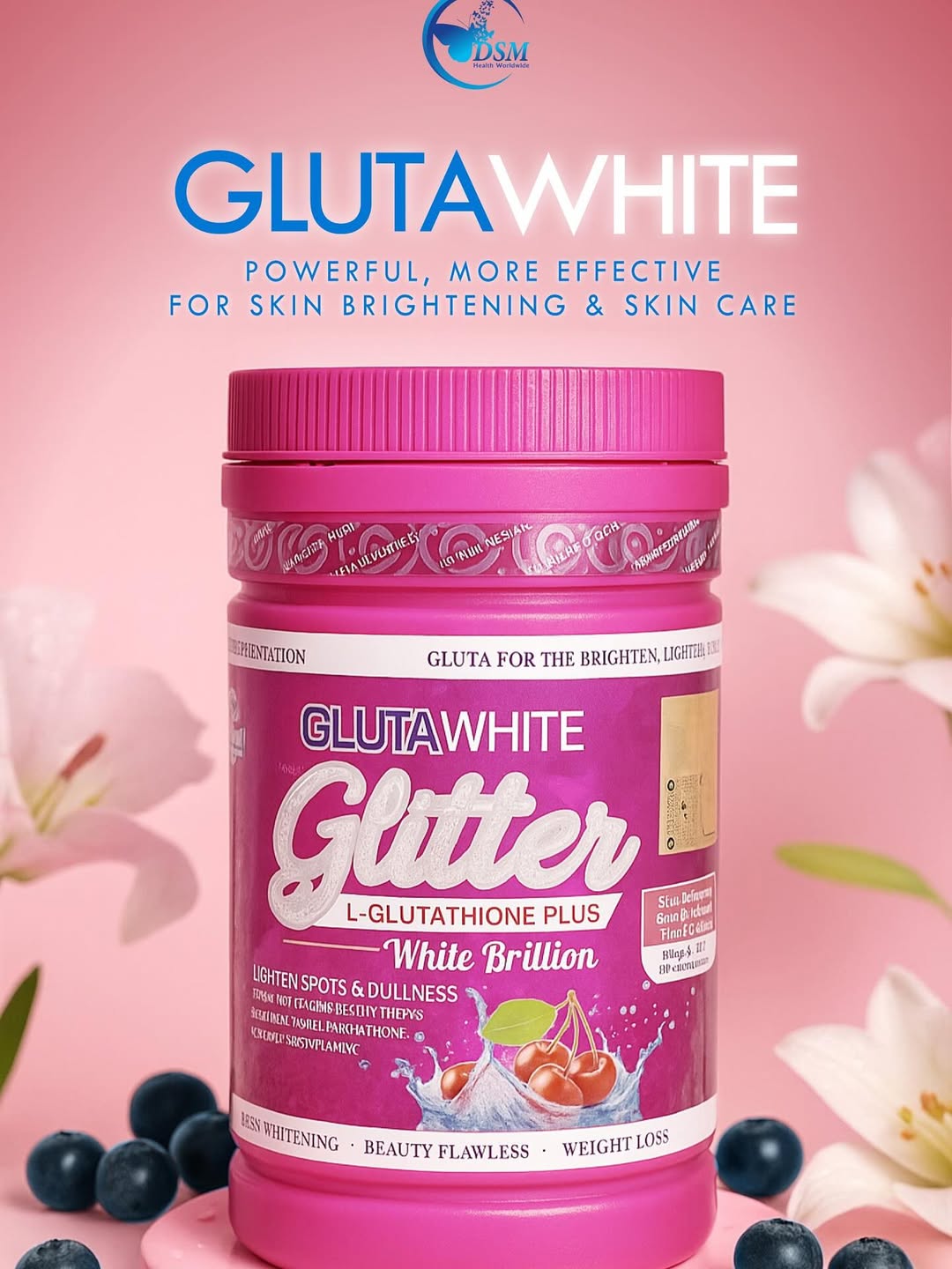 DSM Gluta White Glitter/Sparkle L-Glutathione Plus,750G