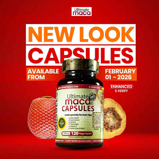 Ultimate Maca Plus Pills 7500mg - 120 Pills for Enhanced Curves
