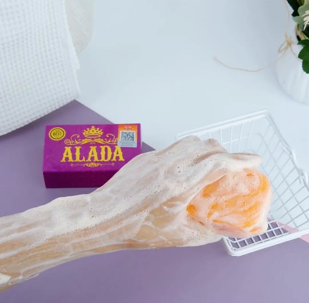ALADA Soap Whitening Brightening Skin For Face and Body, 160g
