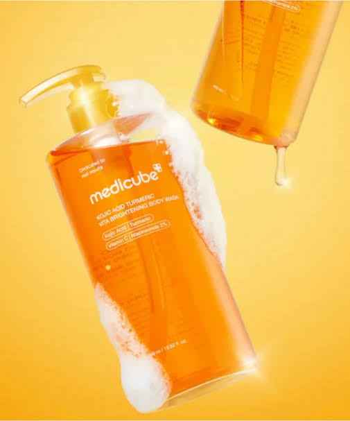 Medicube Kojic Acid Turmeric Vita Brightening Body Wash (400 ml / 13.52 fl. oz.)