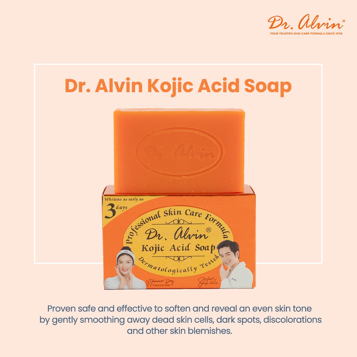 Dr. Alvin Kojic Acid Soap, 135g