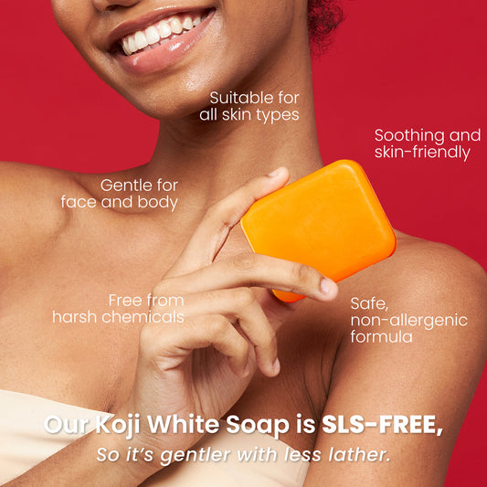 Koji White Dark Spot Corrector Soap, 2-Bars