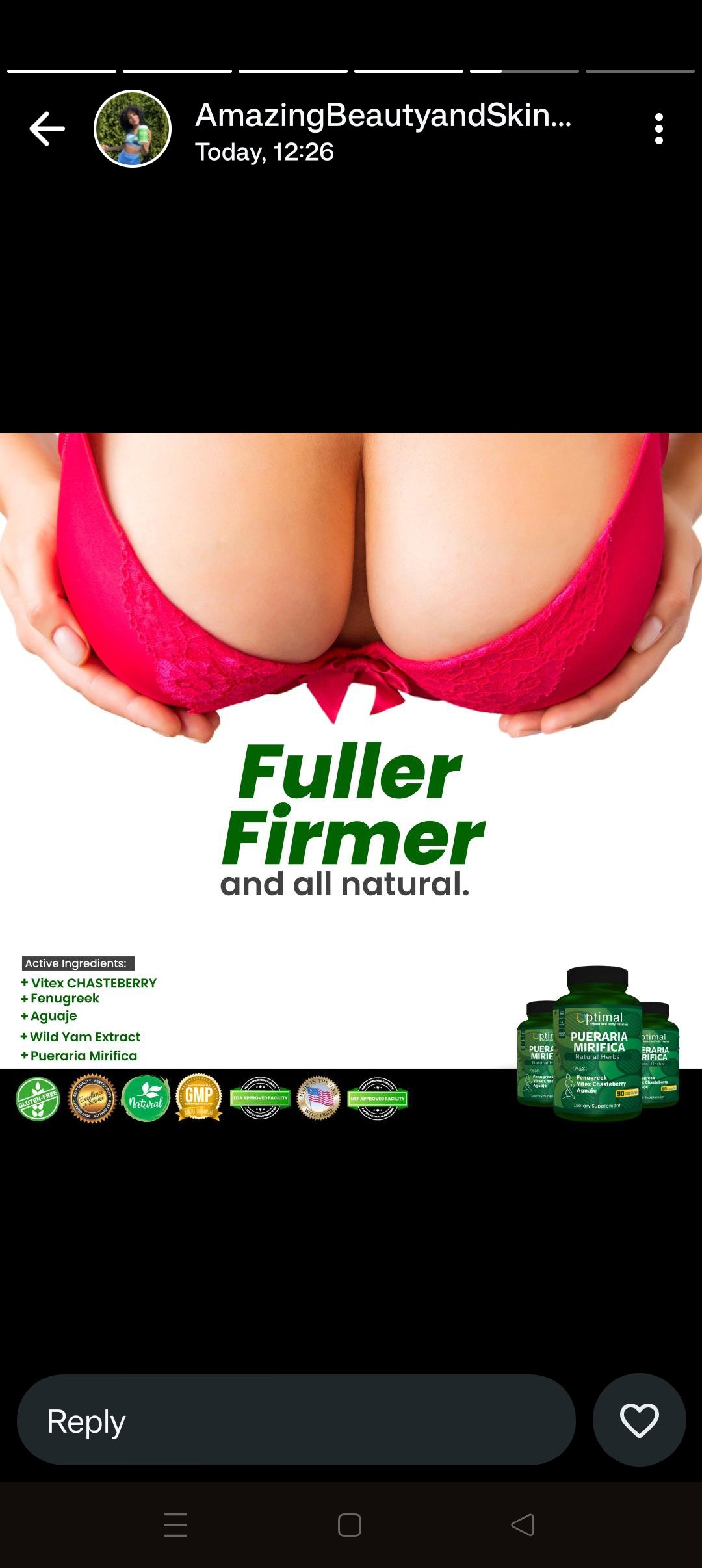 Vita Optimal Breast & Body Vitamins - Plus Vitex Chasteberry - 90 Capsules