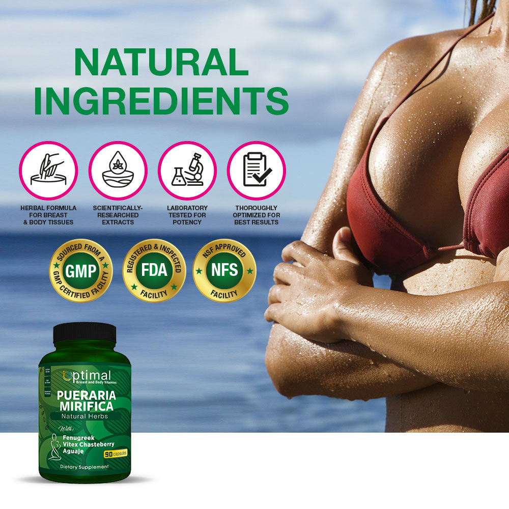 Vita Optimal Breast & Body Vitamins - Plus Vitex Chasteberry - 90 Capsules