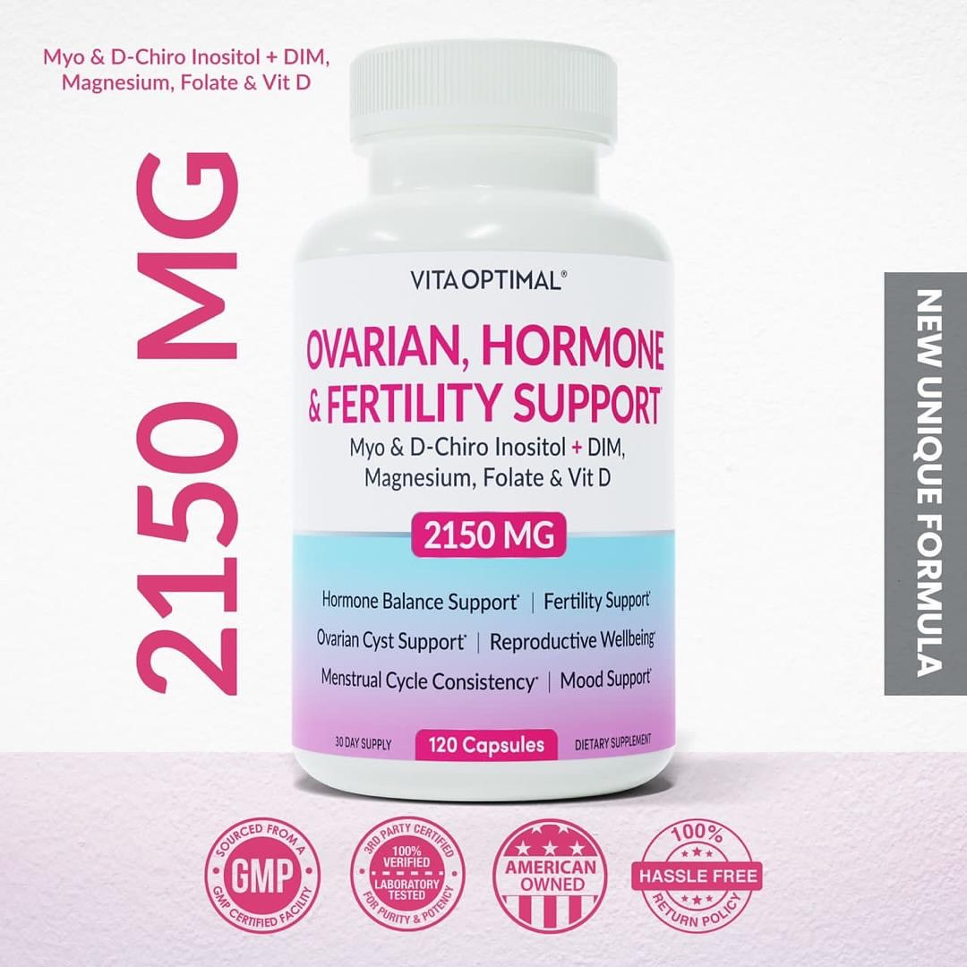Vita Optimal Ovarian, Hormones & Fertility Support - 120 CAPSULES