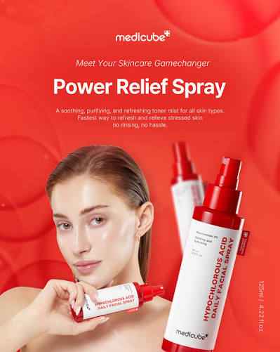 Medicube Hypochlorous Acid Daily Facial Spray (125 ml / 4.22 fl. oz.)