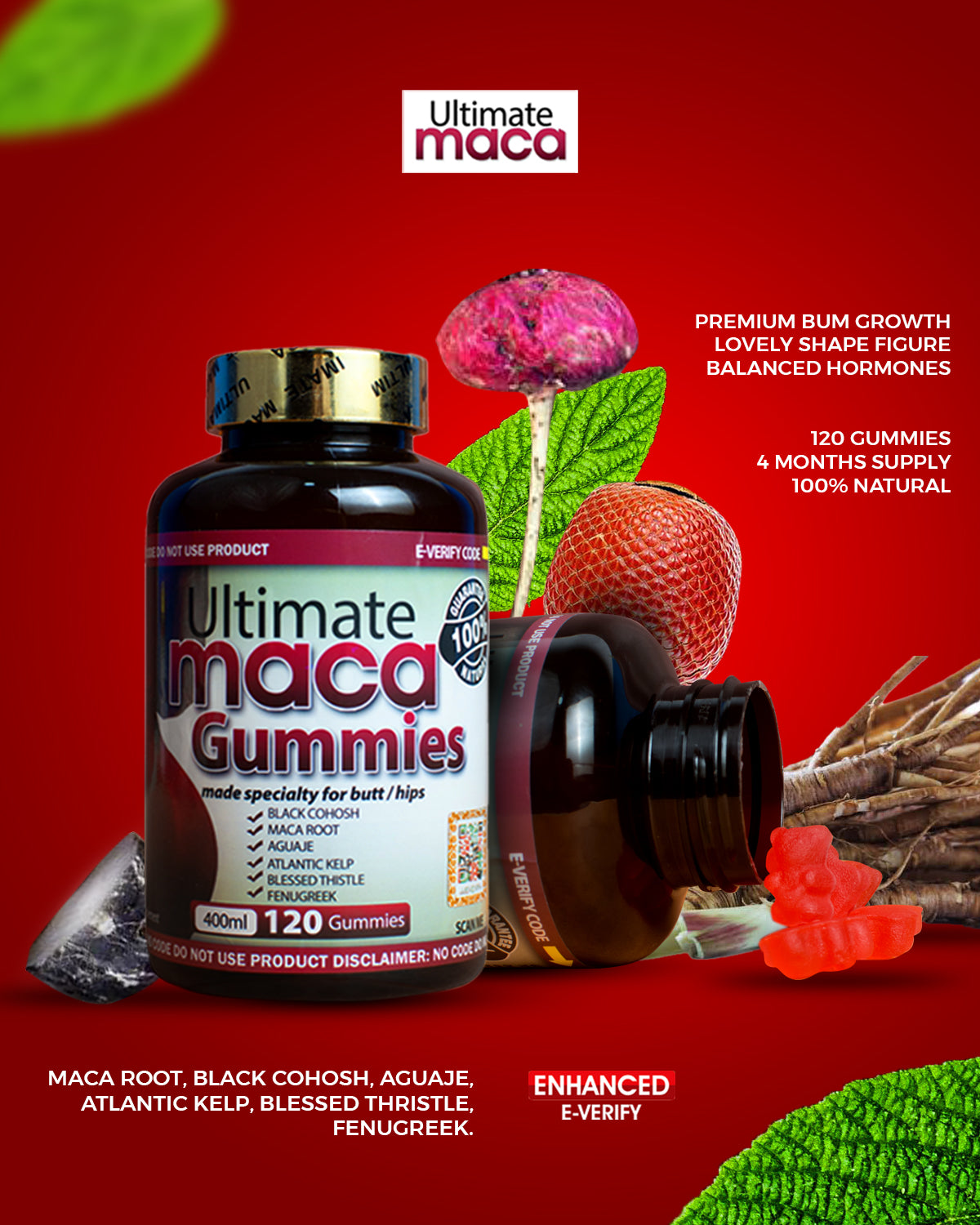 Ultimate Maca Gummies,120