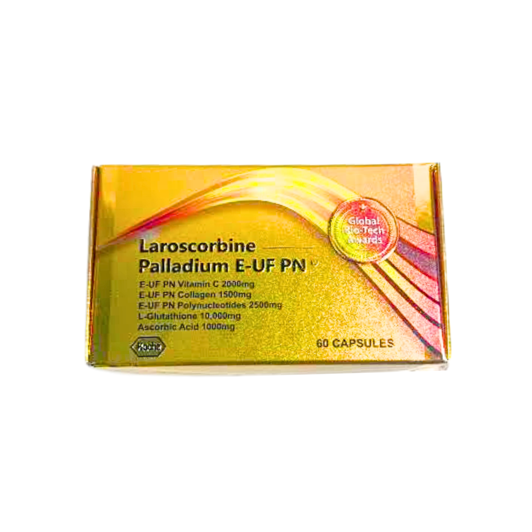 Laroscorbine Palladium Injection Pills – Ultimate Skin Whitening & Rejuvenation, 60 Gels