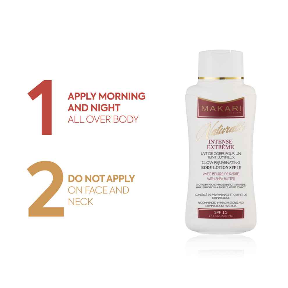 Makari Naturalle Intense Extreme Body Lotion, 500ml - Elevate Your Skin's Glow