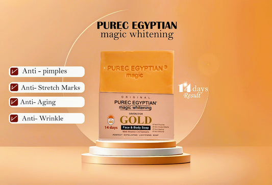 Purec Egyptian Magic Whitening Gold Soap, 160g