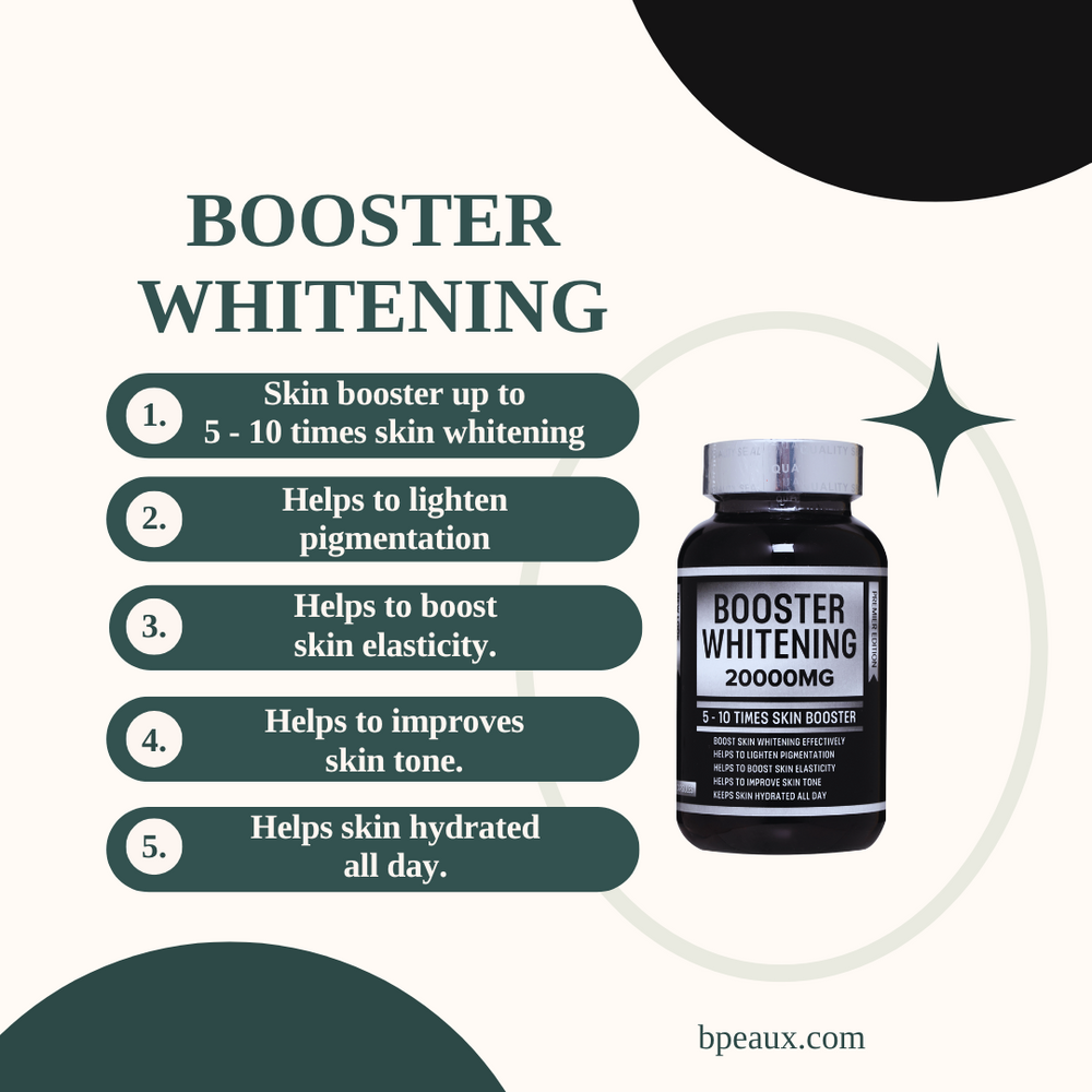 Booster Whitening 20000MG - 50 Capsules