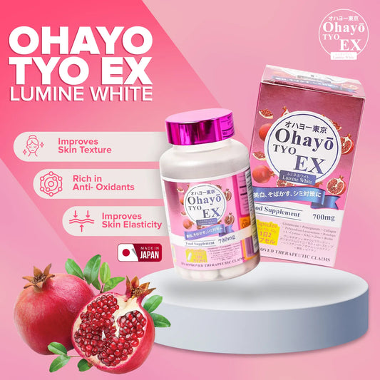 Ohayo Tyo Ex Lumine White, 60 Capsules - Radiate Natural Beauty