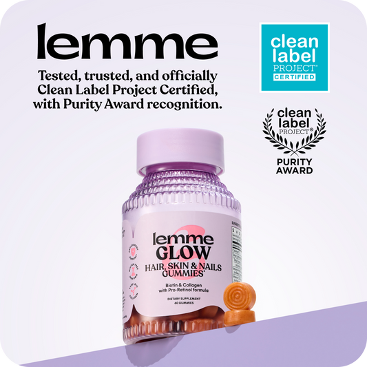 Lemme Glow Hair, Skin & Nails - 60 Gummies