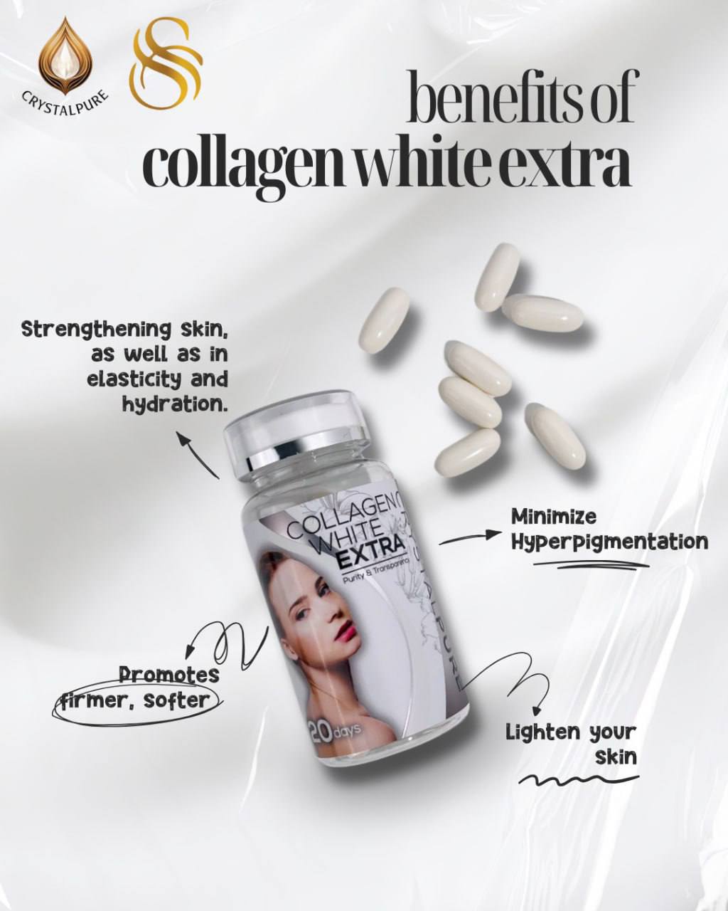 Crystal Pure Collagen White Extra