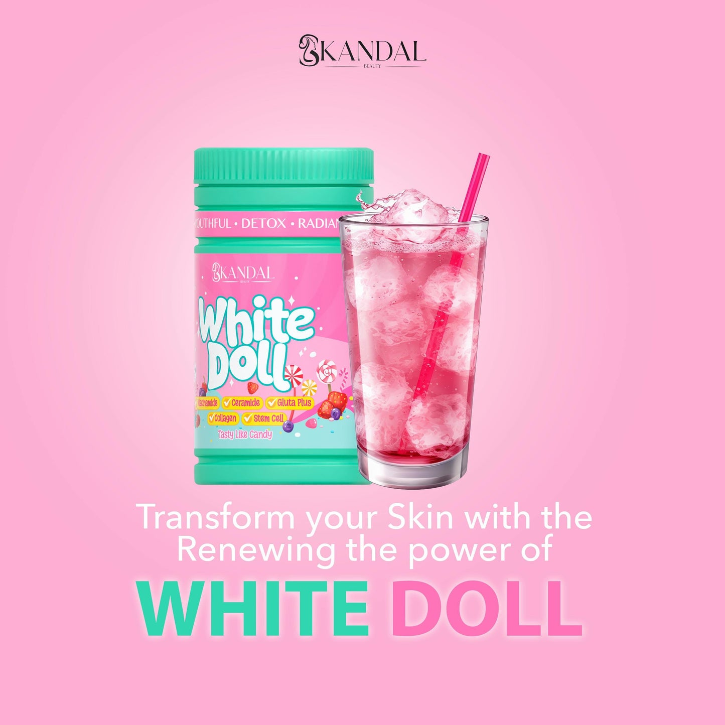 Skandal White Doll