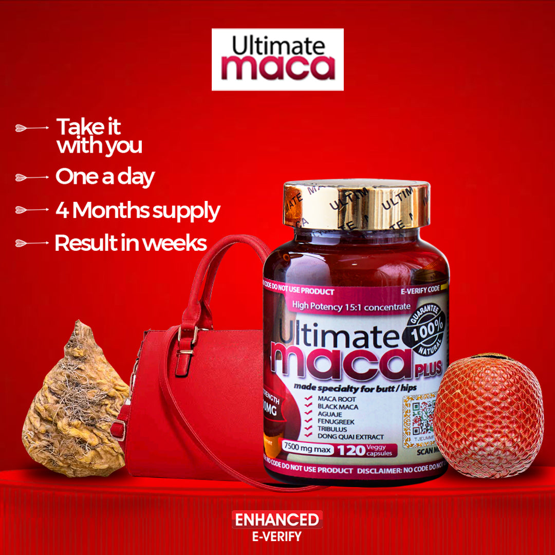 Ultimate Maca Plus Pills 7500mg, 120Pills