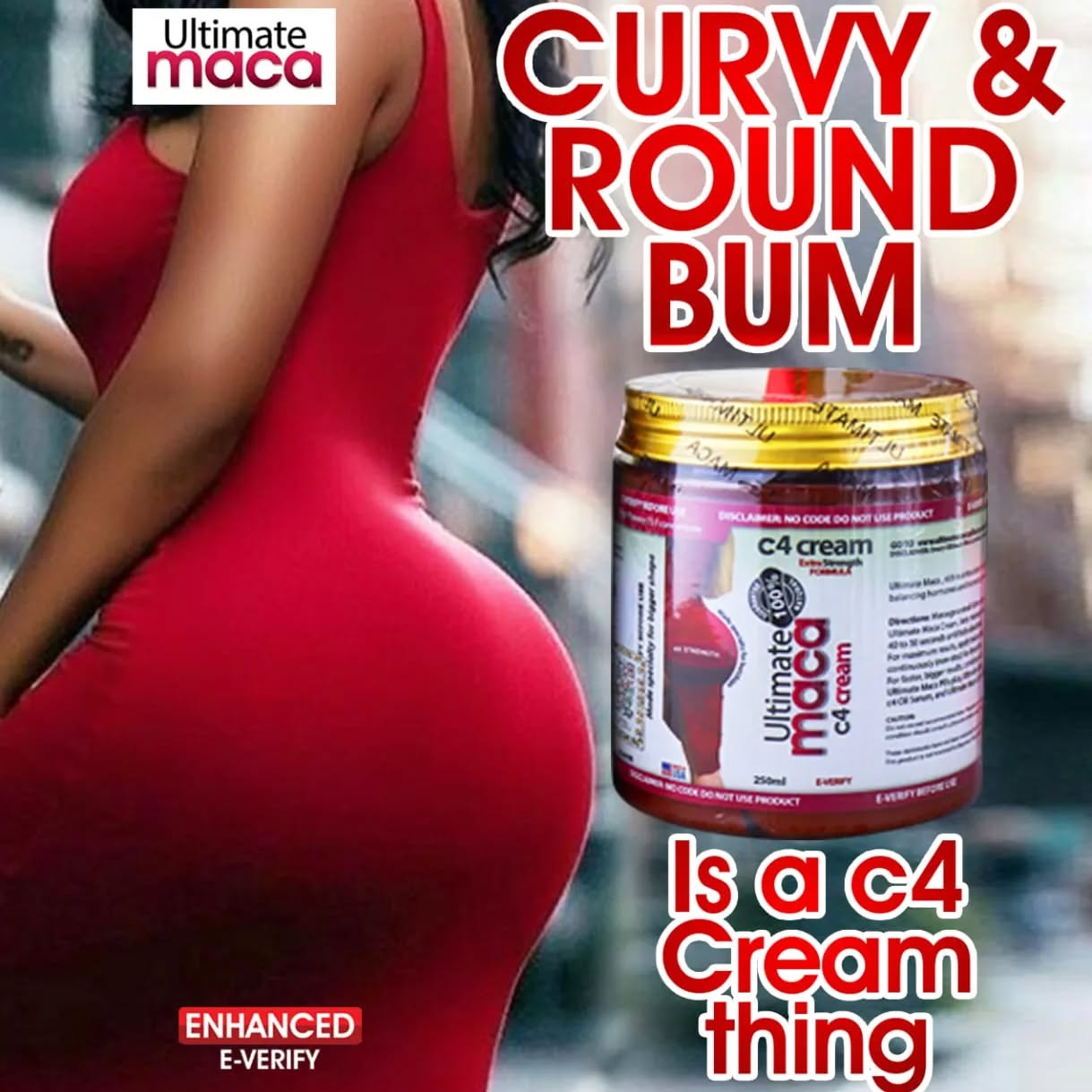 Ultimate Maca C4 Cream, 250ml