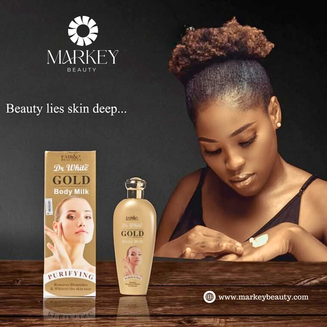 Dr White Gold Body Milk Lotion, 400ml - Fair & Beautiful
