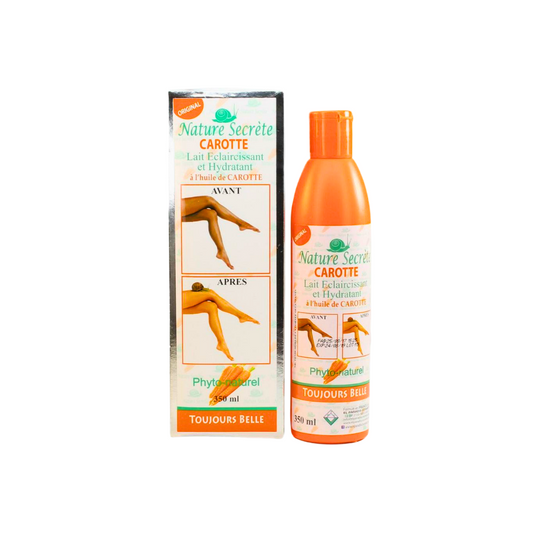 Nature Secrete Carrot Lotion - Moisturizing & Brightening Body Milk, 350Ml