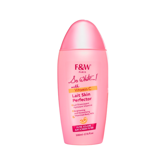 Fair & White So White Vitamin C Body Lotion with Sunscreen-Lait Skin Perfector, 500Ml