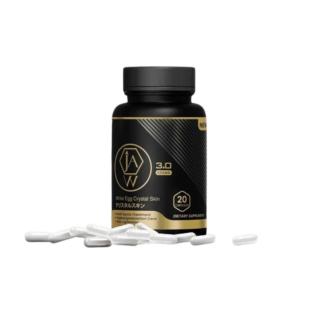 Jaw White Egg Crystal Skin 3.0 Japanese Advanced White - 20 Caps