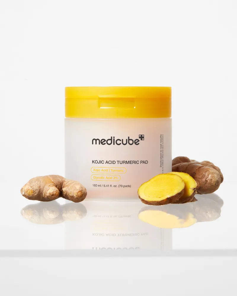 Medicube Kojic Acid Turmeric Clarifying Pad (160 ml / 5.41 fl. oz., 70 pads)