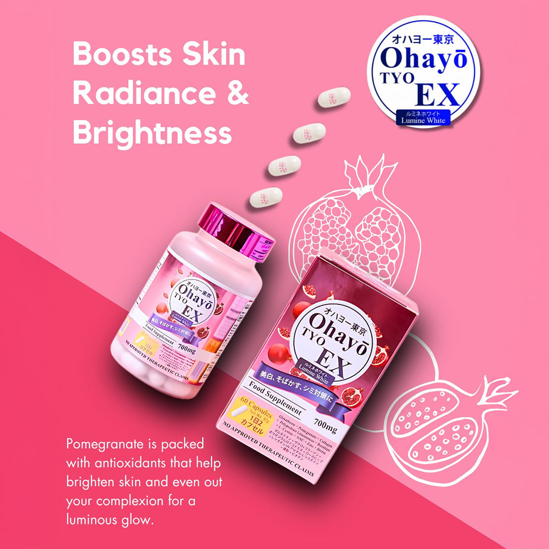 Ohayo Tyo Ex Lumine White, 60 Capsules