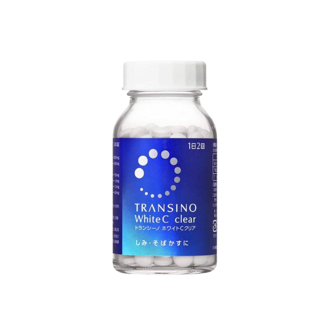 Transino White C Clear 120 Tablets | Japanese Vitamin C & L-Cysteine Supplement