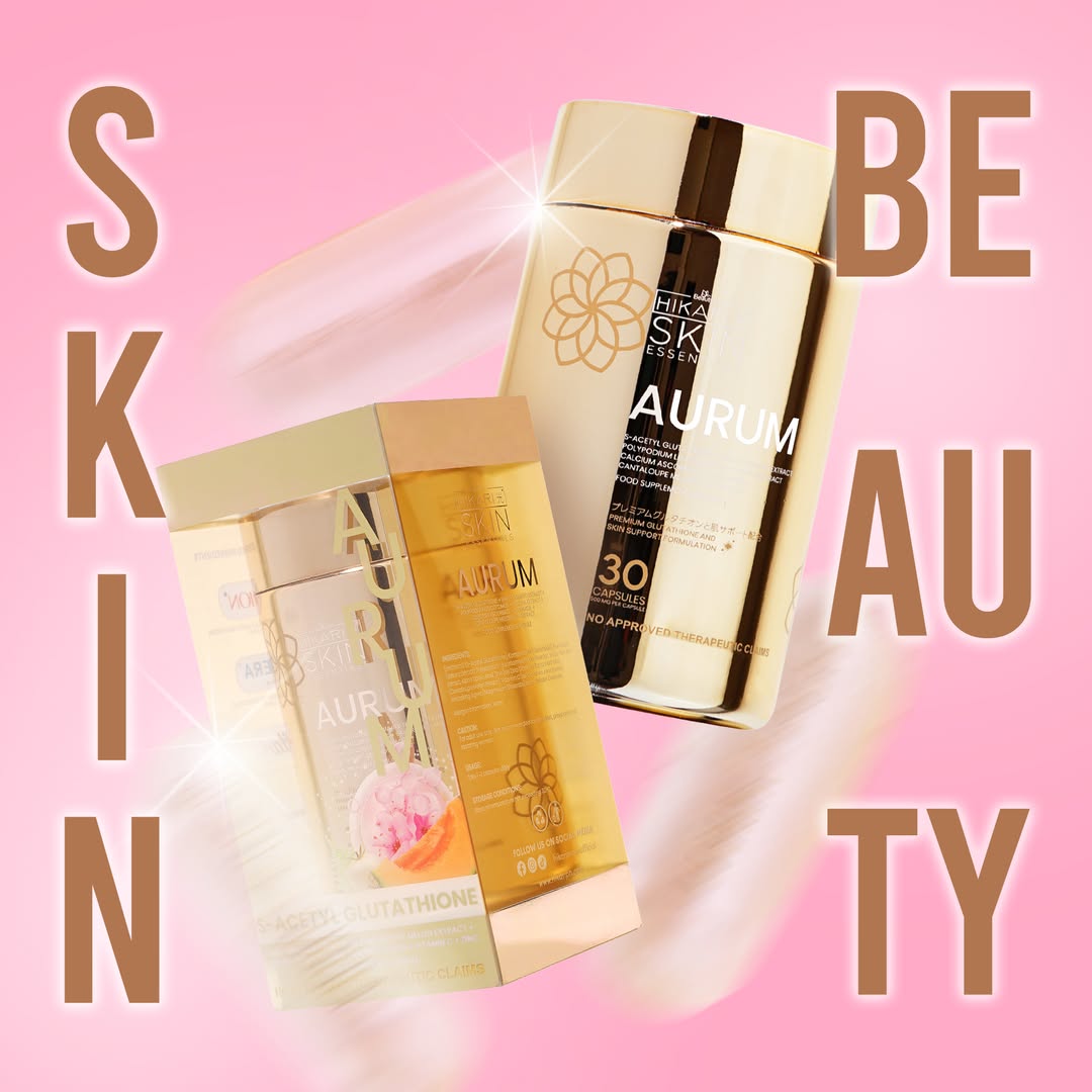 Hikari Skin Essentials: Aurum Premium Glutathione, 30 Capsules