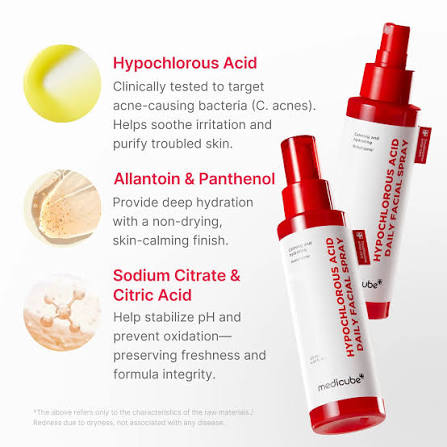 Medicube Hypochlorous Acid Daily Facial Spray (125 ml / 4.22 fl. oz.)