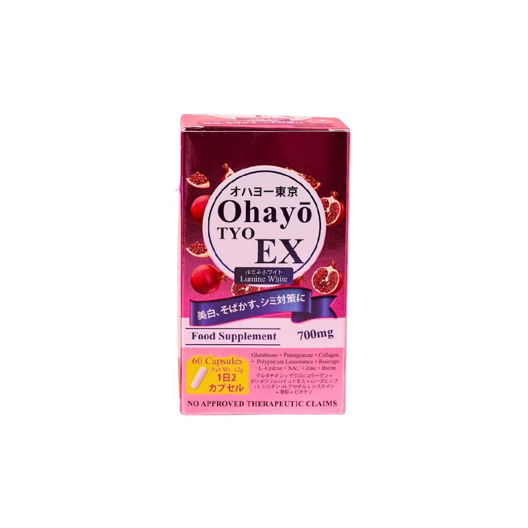 Ohayo Tyo Ex Lumine White, 60 Capsules