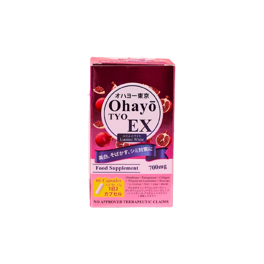 Ohayo Tyo Ex Lumine White, 60 Capsules - Radiate Natural Beauty