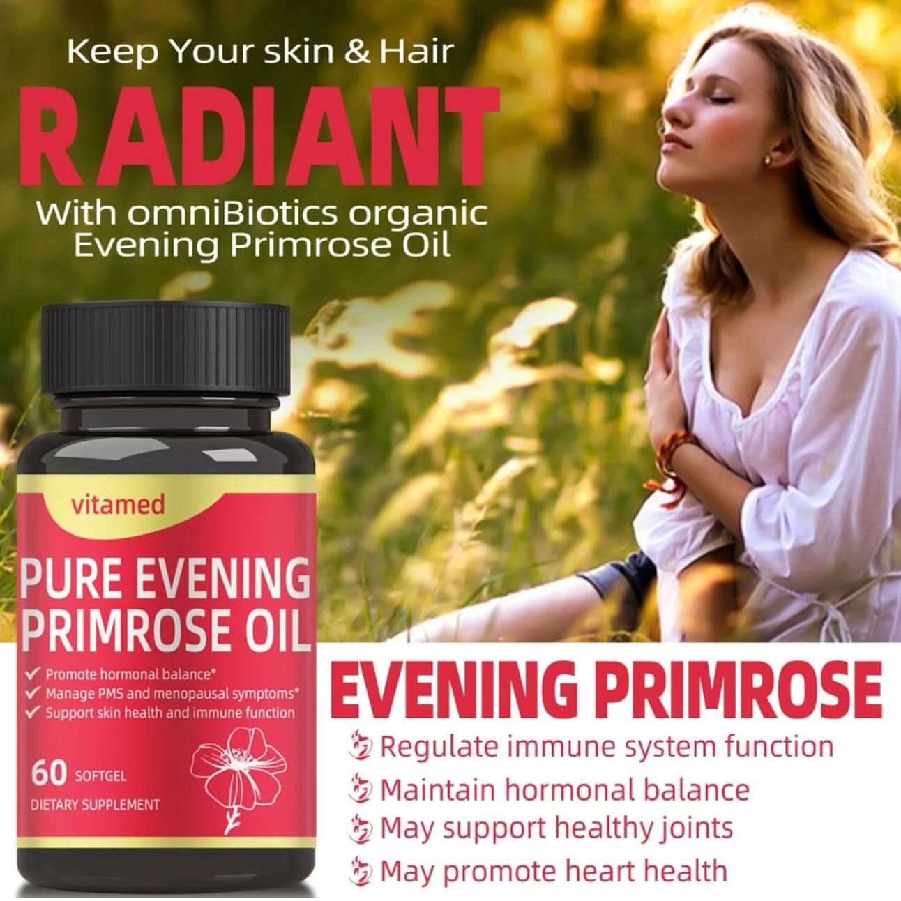 Vitamed Evening Primrose Soft Gels
