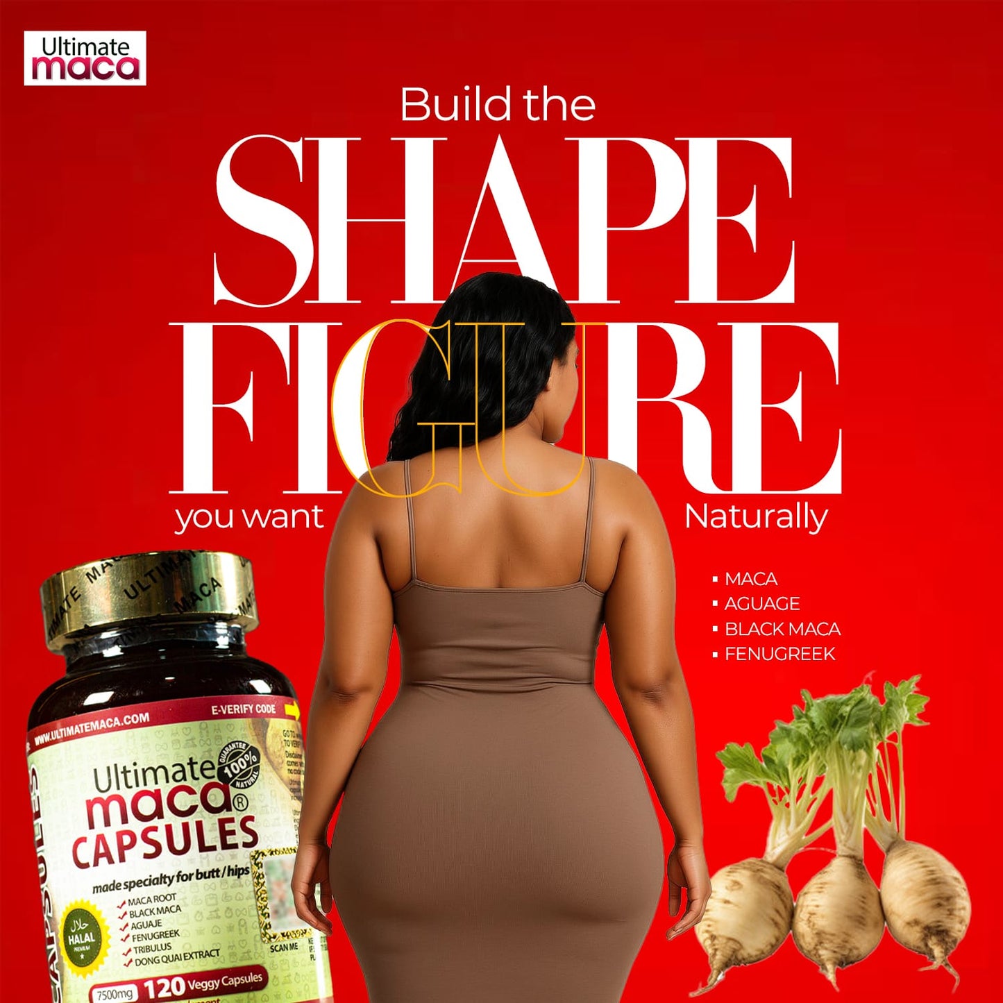 Ultimate Maca Plus Pills 7500mg - 120Pills